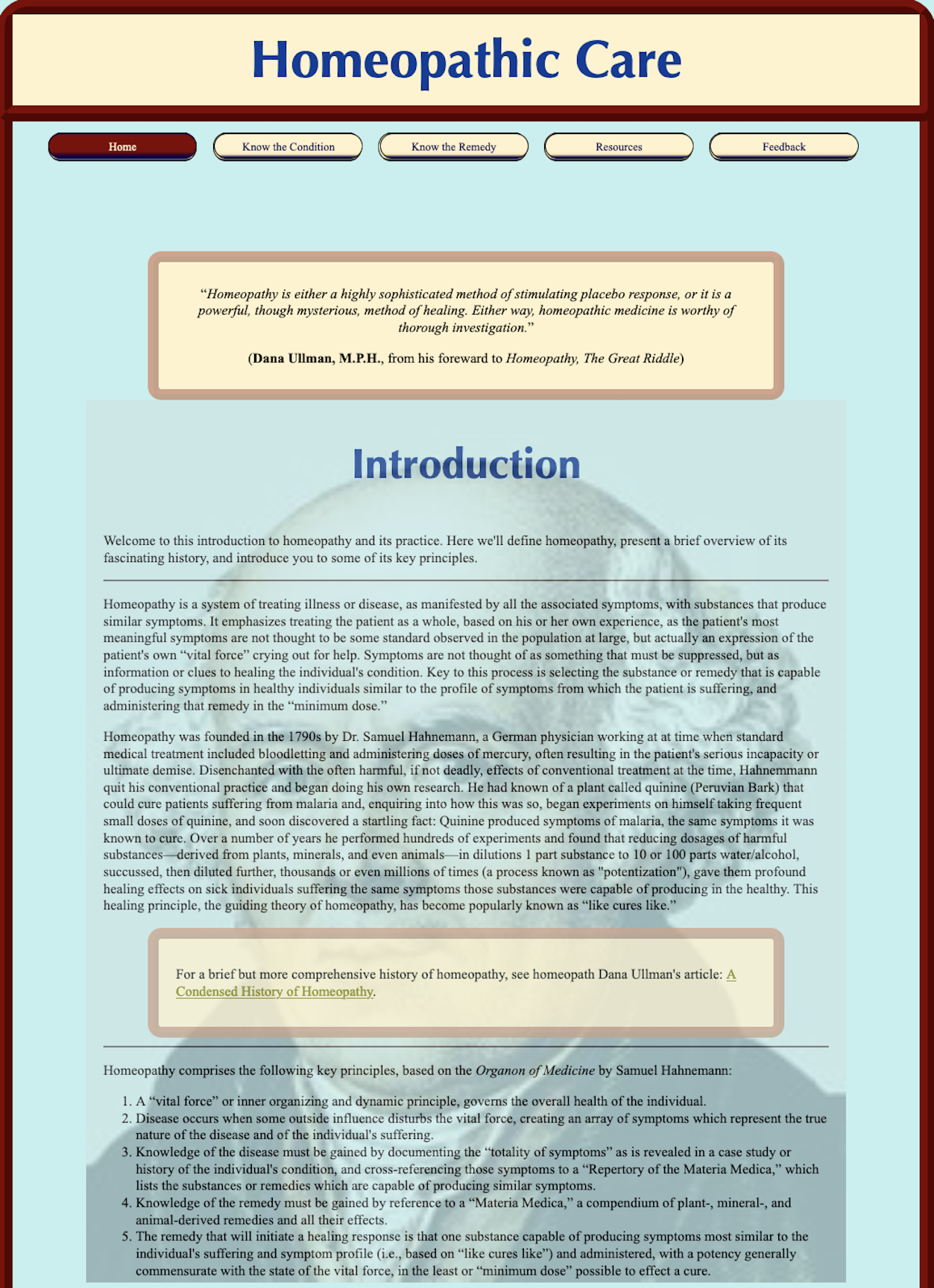 sample website
